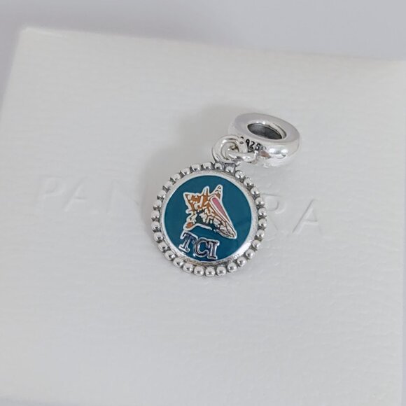 Pandora Turks and Caoicos Islands Exclusive Dangle Charm S925 Bracelet Pendant - Picture 5 of 8